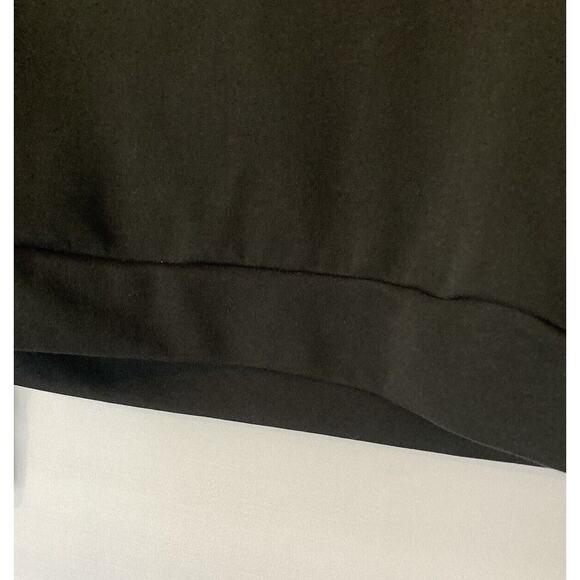 Adidas Black Crop Sweatshirt 10 Inch Up on Back of Neck NWOT Size XS - Picture 4 of 6